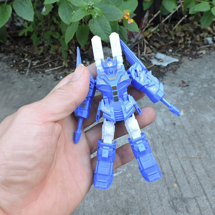 Manual transformer (Mech Federation) plastic robot toy, 24.95×9.98×16.1 cm, 2 figures, color box