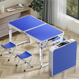 Outdoor Aluminum Alloy Folding Tables and Chairs, Portable Foldable Tables, Night Market Stall Tables, Advertising Tables, Simple Small Tables