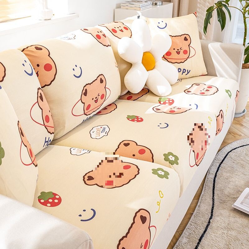 Sofa Cover Full Set Universal Cover Sofa Cushion Set Full Set L-Shaped U-Shaped Sofa Cover Chaise Longue One-Seater Sofa Cover