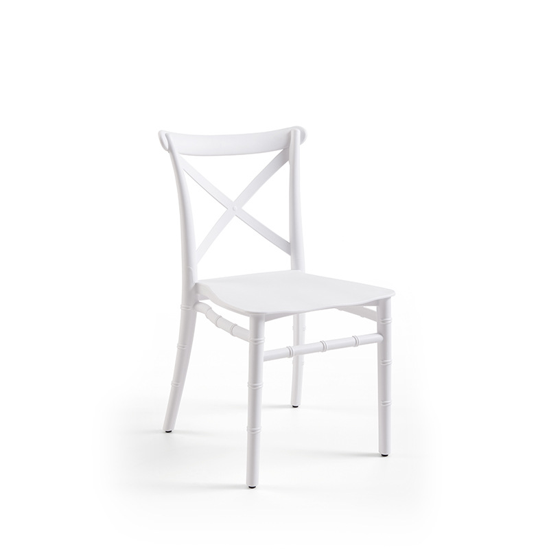 PP silla de horquilla simple estilo hogar silla de bambú para niños cafetería creativa color silla de comedor taburetes de plástico grueso