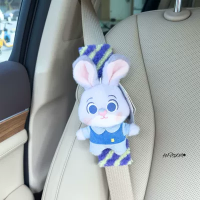 Cover Car Interior Decoration — Sürətlər qutusu və əl tormozu başlıqları - shoulder-pads-striped-officially-licensed-judy-hopps-single