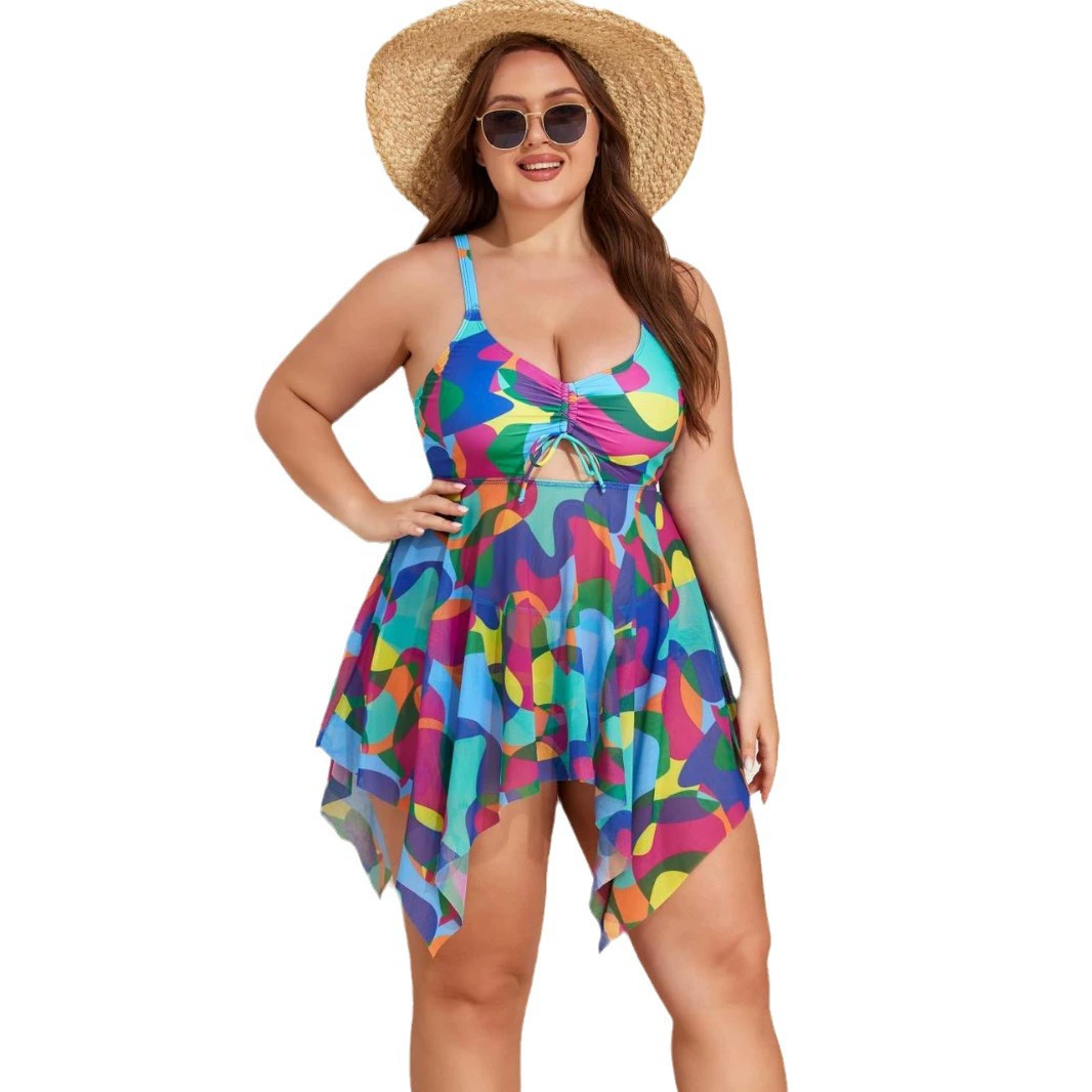 Swimwear, slip dress, European style, plus size, wholesale