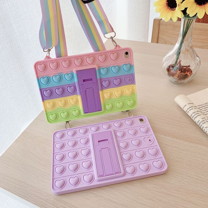 For Apple Love Rainbow Bubble ipad5/10.9 10.2 Huawei 11 inch Samsung A8/T295/T500