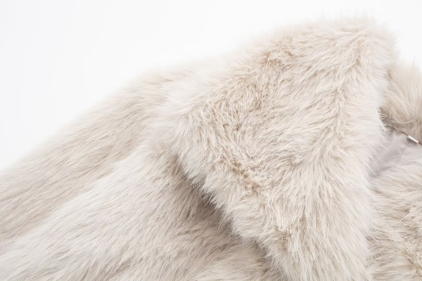 1330g Weight Faux Fur Coat Outerwear Type Long Sleeve Sleeve Length Single Breasted Placket Type Polyester Fabric Type Long Top Length Coat Tops Type Holiday Occasion Turndown Neckline Loose Fit Type Solid Color Pattern Winter, Autumn Season Women's Gender Pocket Design Elegant, Streetwear Style Women's Elegant Streetwear Solid Color Pocket Single Breasted Coat Faux Fur Coat 15