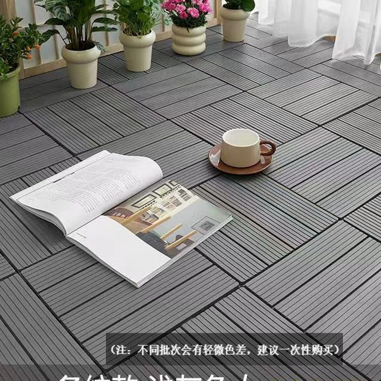 Напольное покрытие для улицы, террасы, внутреннего балкона, пластиковая древесина для внутреннего двора, сада, антикоррозийное и водонепроницаемое