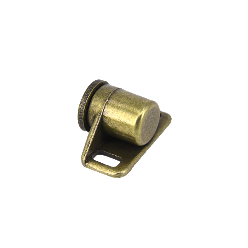 Fábrica al por mayor aleación de zinc Antiguo Gabinete puerta magnética succión redonda fuerte magnética táctil gabinete pesado toque cuentas cinco colores en stock