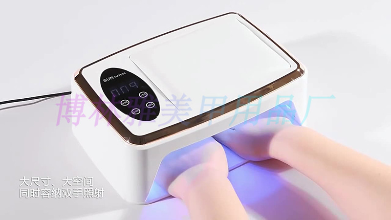 Nuevo sol mate60 lámpara de uñas máquina de fototerapia 380W máquina de belleza de uñas doble mano almohada lámpara de fototerapia 90 LED