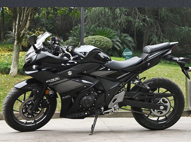 Suitable for Haojue Suzuki Gsx250R Motorcycle Crash Guard, Anti-Fall Full Surround Bumper, One-Piece Anti-Collision Racing Bar