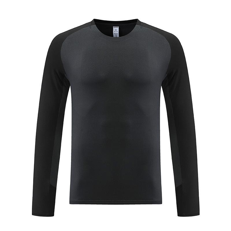 Camiseta deportiva para hombres primavera y otoño invierno relajado baloncesto entrenamiento de fitness ropa de secado rápido al aire libre chaqueta de carrera