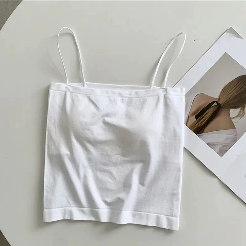 Bra top with removable cups, breathable padding, beautiful back, one size fits all