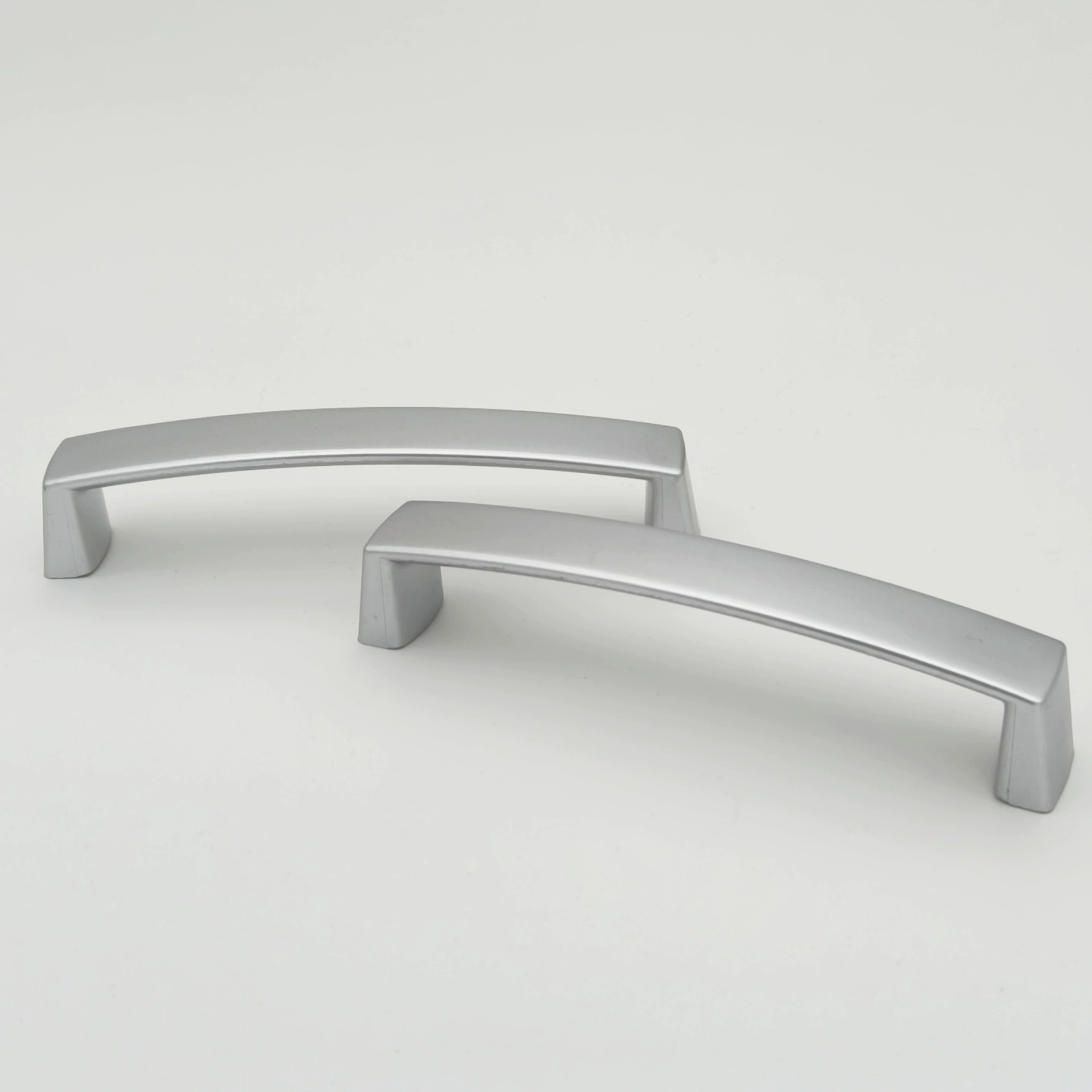 Мульти-цвет ручки мебели шкафа АБС пластиковый может быть серебряным расстоянием 128 мм отверстия ручки краски брызга