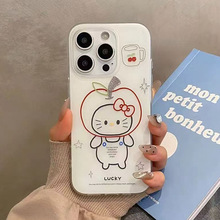 imd手机壳批发双层imd适用苹果13pro透明彩色边框华为手机壳降温