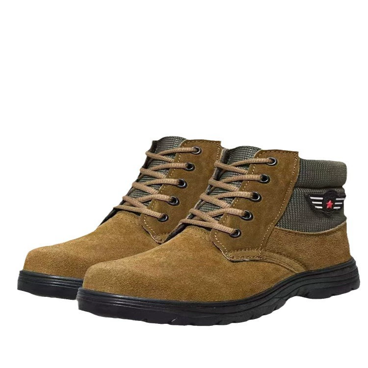 Winter warm ankle boots, khaki, plush faux‑fur lining, rugged sole, sizes 38–45