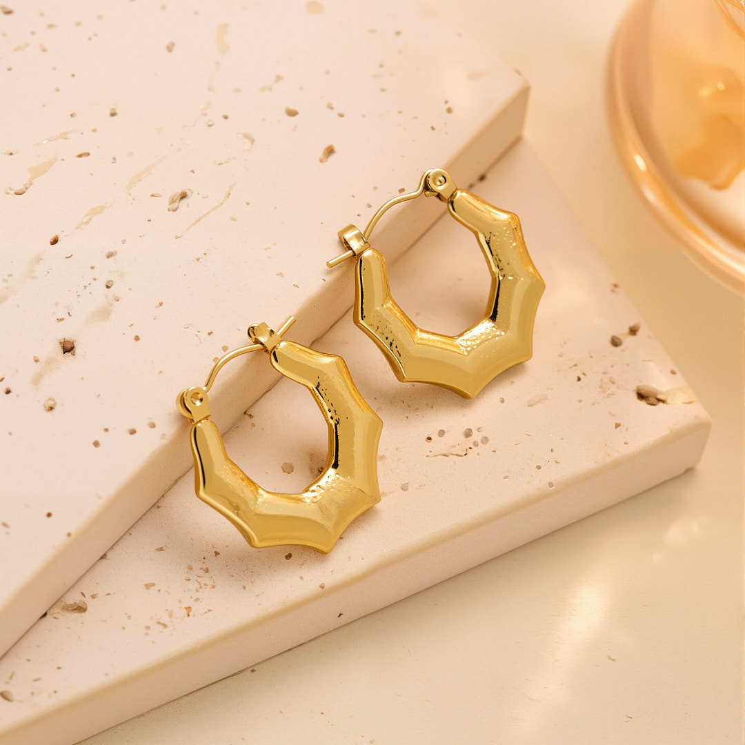 Eh061 earrings gold