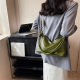New Fashion Women's Bag High-end Soft Leather Texturized Shoulder Bag Women's Crossbody Bag Geometric Wide Shoulder Strap commuter Bag
