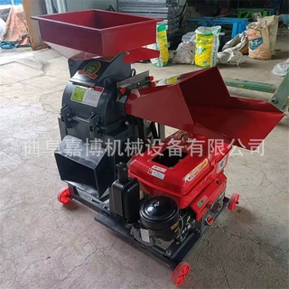 流动作业超细打浆机家用养殖玉米饲料粉碎机喂牛羊猪草牧草扎草机