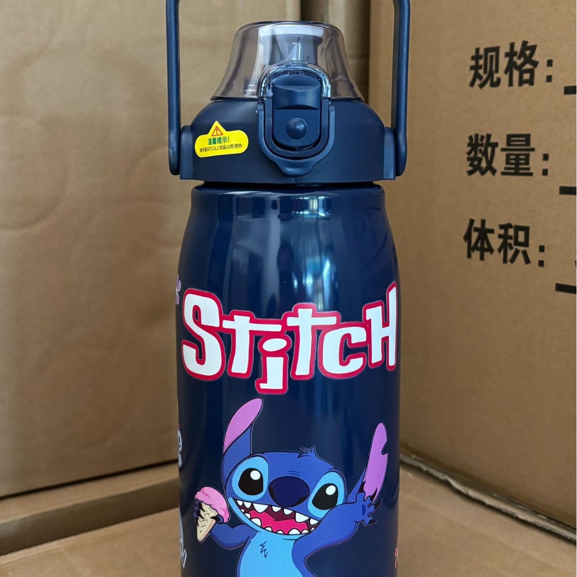 Cruzar la frontera caliente de gran capacidad olla grande de acero inoxidable taza de aislamiento elástico tapa olla portátil con paja taza de agua al aire libre