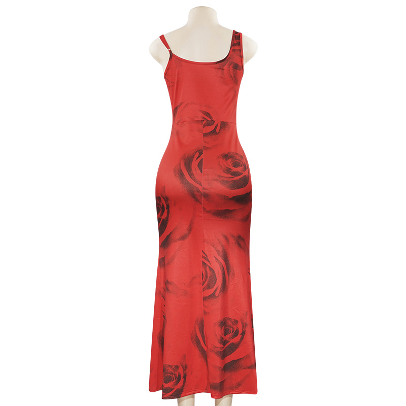 196g Weight Maxi Long Dress Dress Length Type Sleeveless Sleeve Length Sheath Dress Dresses Type Sleeveless Sleeve Type Polyester, Milk Fiber Fabric Type High Waist Waist Line Holiday Occasion U Neck Neckline Regular Fit Fit Type Color Block Pattern 2025 Spring and Summer Season Women's Gender Streetwear Style Wholesale Women's Streetwear Color Block Holiday U Neck Sleeveless Sheath Dress 14