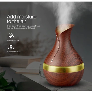 木纹花瓶香薰加湿器 家用静音大雾量 厂家直销扩香机