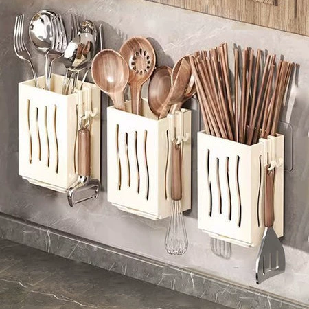Домашняя настенная подставка для палочек для еды без пробивания