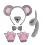 Ratón transfronterizo elefante orejas cabello hebilla de cabeza Halloween Cosplay disfraz de animales en stock Amazon image 40