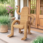 户外藤椅设计师沙发家具酒店躺阳台编制客厅别墅花园庭院北欧风格