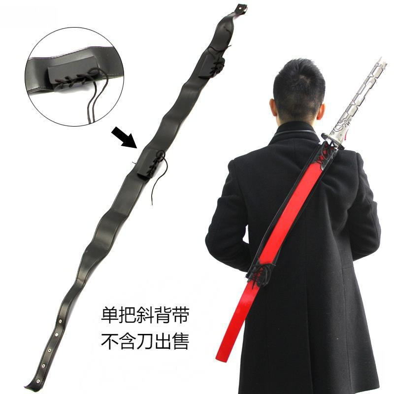 レザーソードキャリーストラップキャリアバッグベルト革ベルトナイフ吊り下げ固定具|undefined