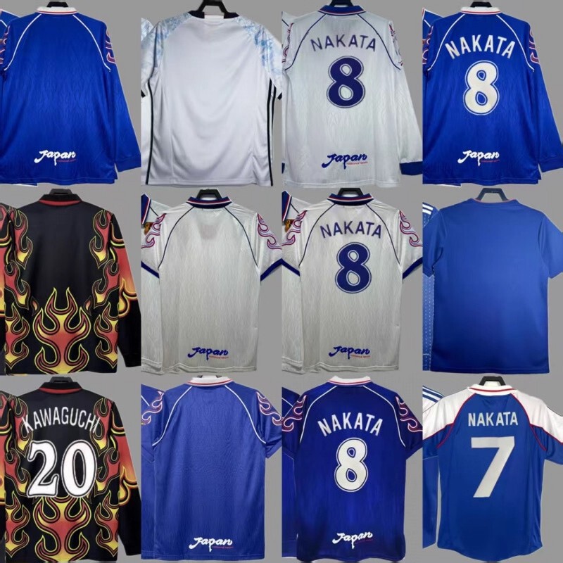 Retro Jersey Japanese Jersey Nakamura Tatsuki Football Uniform Game Training Uniform Long and Short Sleeve Sportswear National Team Uniform