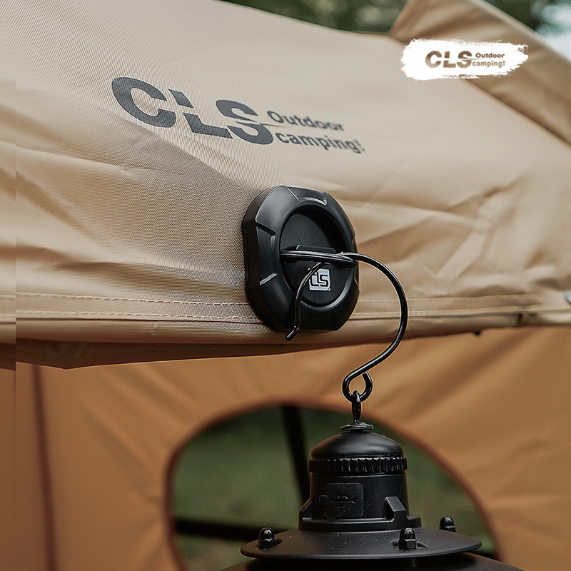 CLS Outdoor Camping Magnetic Hook Canopy Sucker Hanging Buckle Camping Tent Rope Holder Cycling Emergency Light Hanging