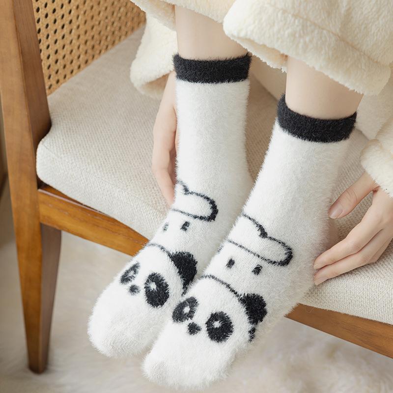 Demi-season velvet knee socks