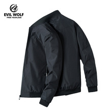 【跨境专供】男士户外休闲棒球服 涤纶面料防风防水 支持logo定制