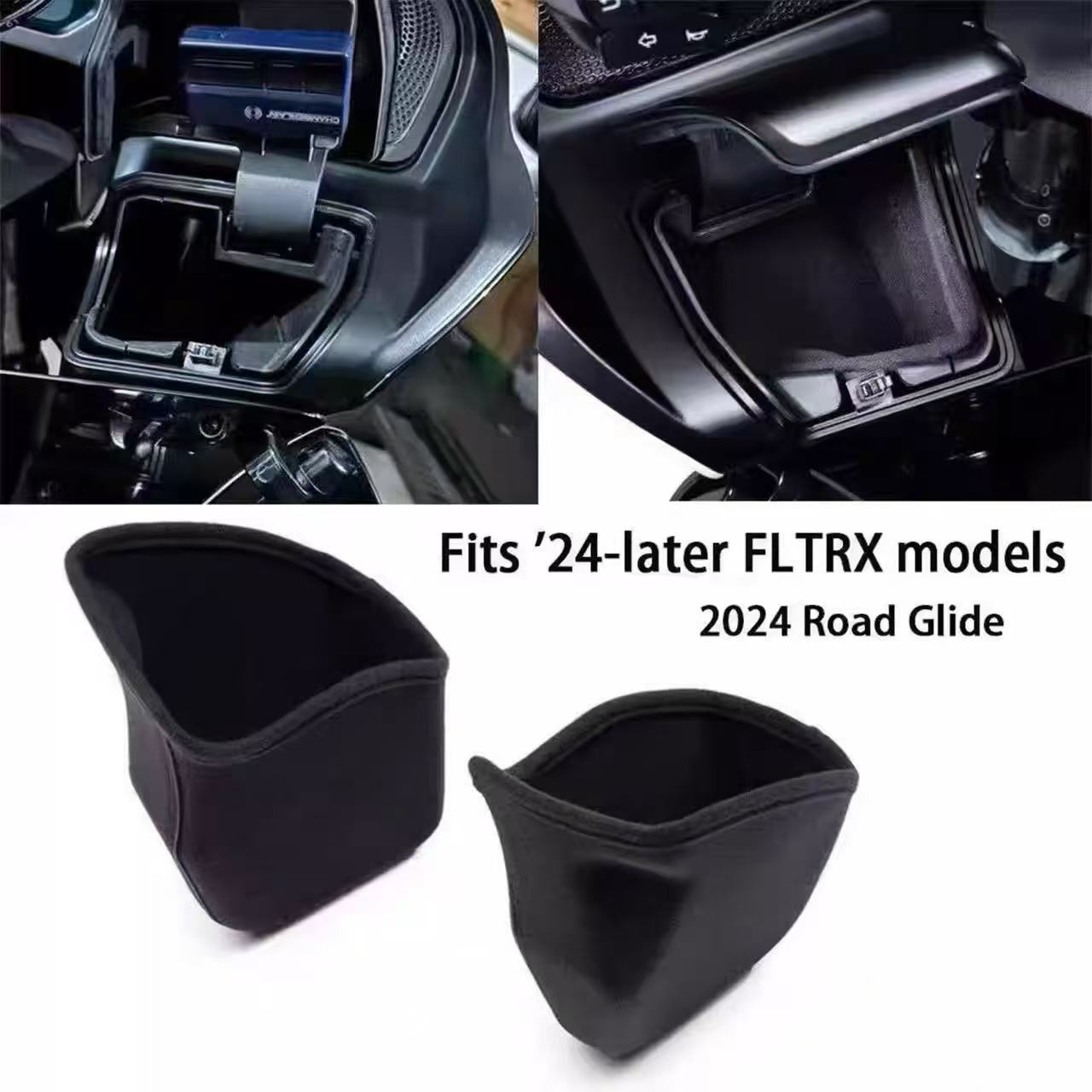Suitable for Harley Cvo121 Road Street Cruising Motorcycle Accessories Side Box Liner Set Side Box Inner Padding