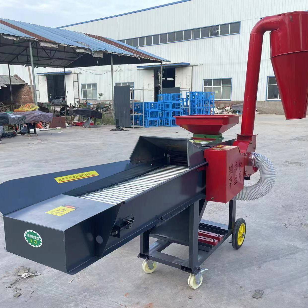 Máquina doméstica de cría de ganado y ovejas de hierba de alimentación diesel, máquina de molienda y molienda de alambre, máquina de molienda de hierba, otros