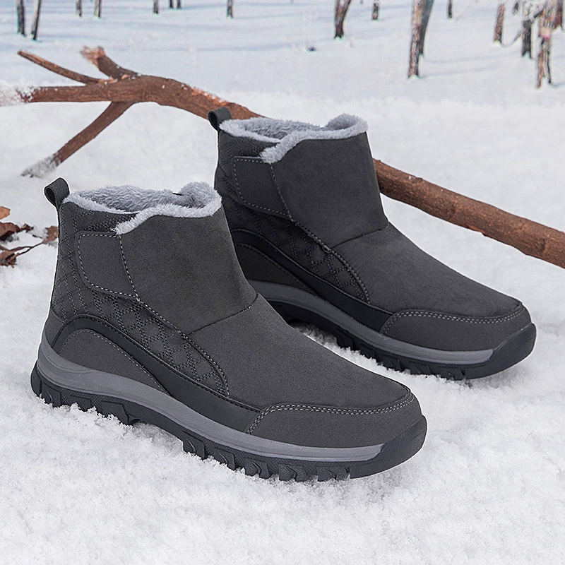 Winter high warm shoes for mother platform, non-slip keep warm boots, plus size, for middle age