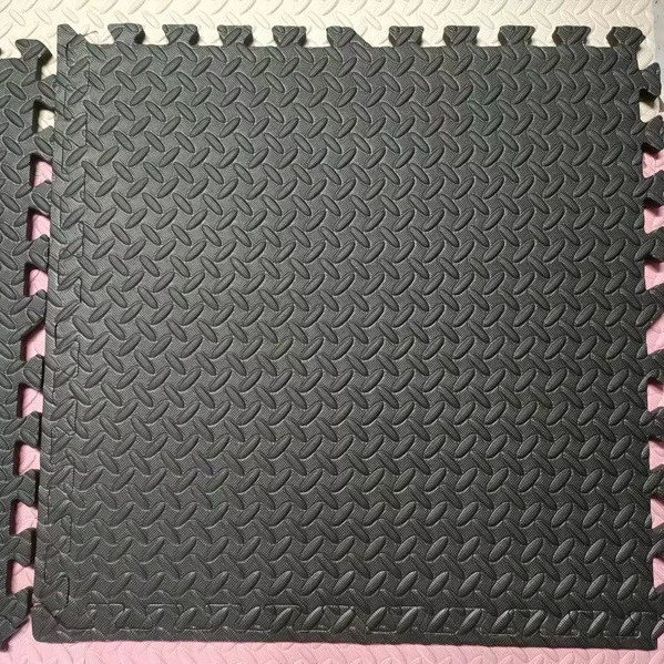 Поставки производителей трансграничные поставки EVA600 черный коврик из листьев дерева тренажерный зал тхэквондо пенный коврик