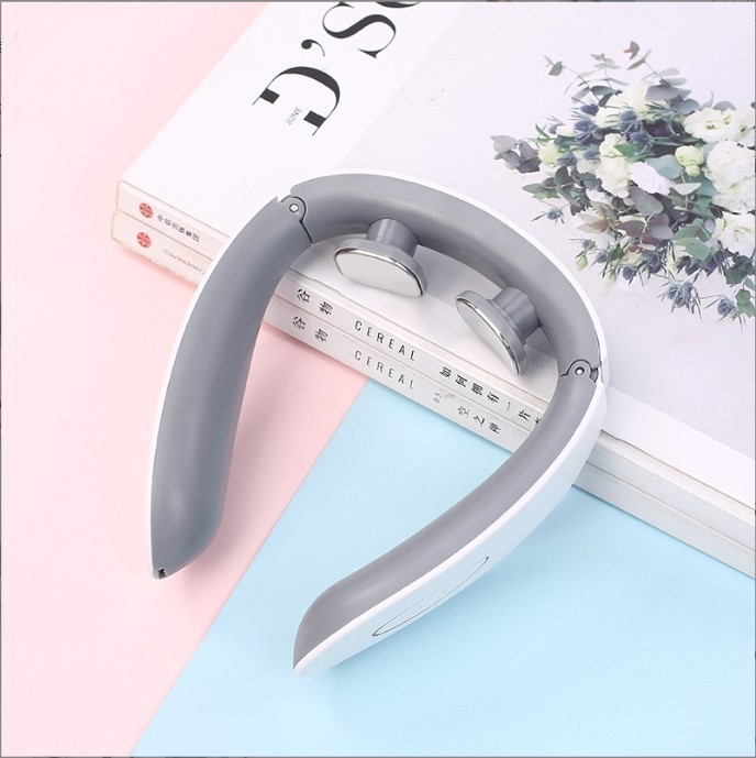 スマート音声加熱頚椎マッサージ器家庭用肩首ケア頚部マッサージ器磁気治療パルス首ケア器|undefined
