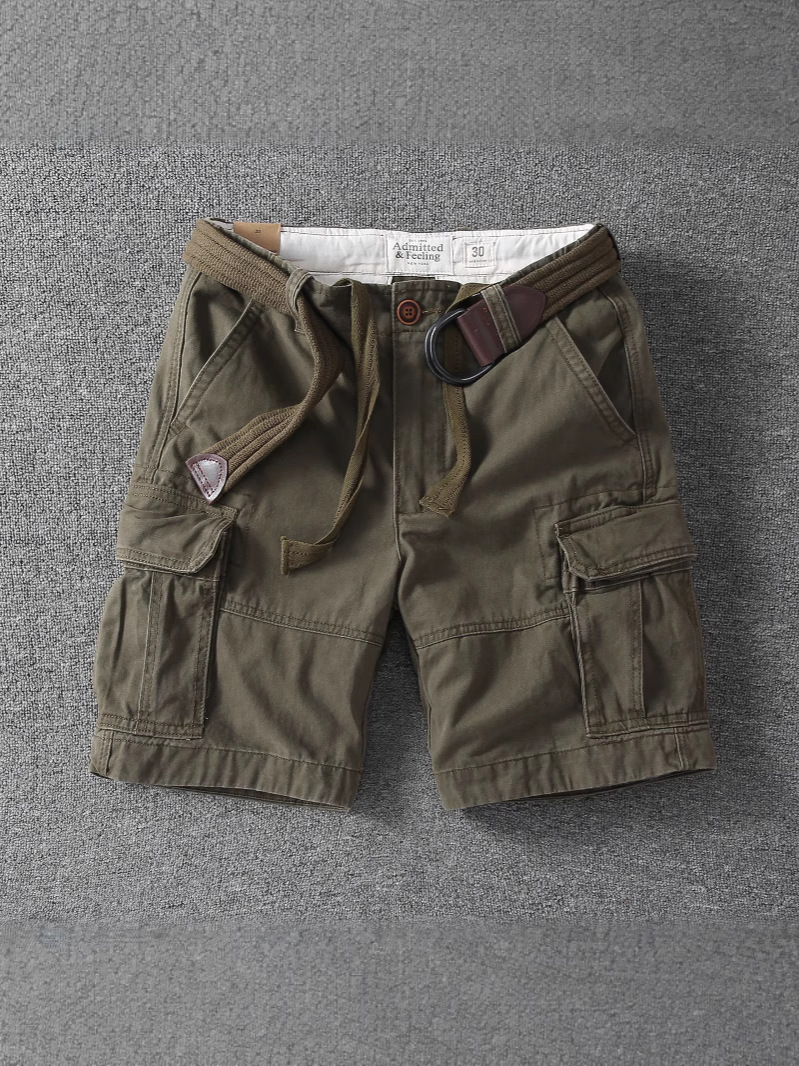 25 nuevos pantalones cortos casuales de verano de algodón sueltos pantalones de camuflaje para hombres jóvenes pantalones rectos fabricantes al por mayor