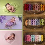 新生儿拍照包裹布满月宝宝影楼写真照相摄影婴儿高弹超柔软裹巾