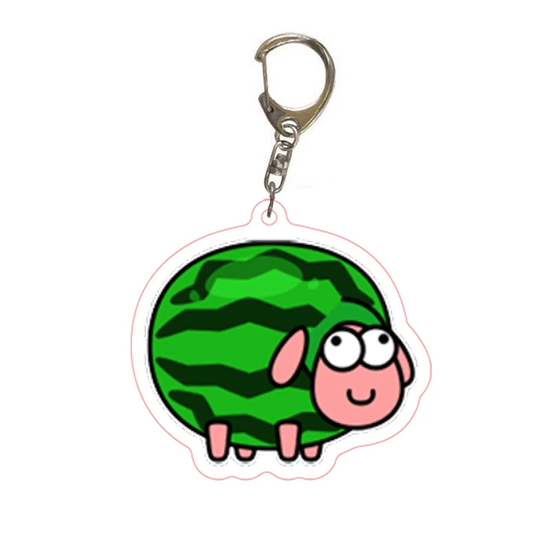 Keychain, acrylic pendant, backpack, transparent double-sided cute accessory