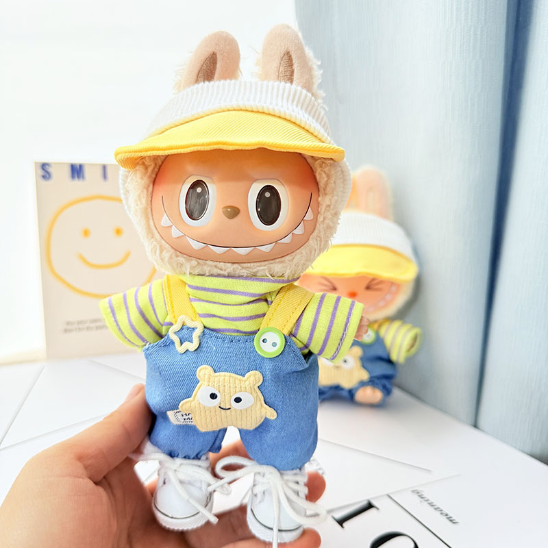 仅衣服] 一/二代La布布衣服挂件拉布布坐坐派对娃衣挂件草莓熊萌|undefined