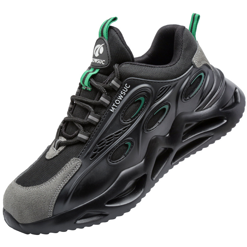 Zapatos DE SEGURIDAD ultraligeros zapatos de seguridad para hombres puntera de acero anti-Smashing anti-piercing ZAPATOS DE TRABAJO transpirables zapatos de seguridad image 7