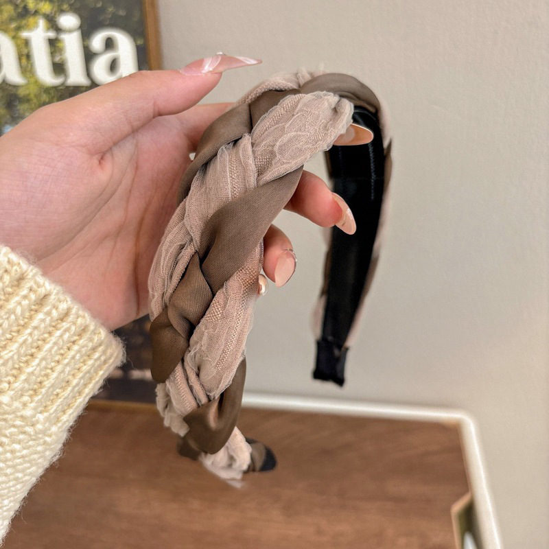 Meilad otoño y invierno, cinturón de cabello alto, cinturón de cabello de alta calidad, cinturón de cabello de esponja coreana retrógrada