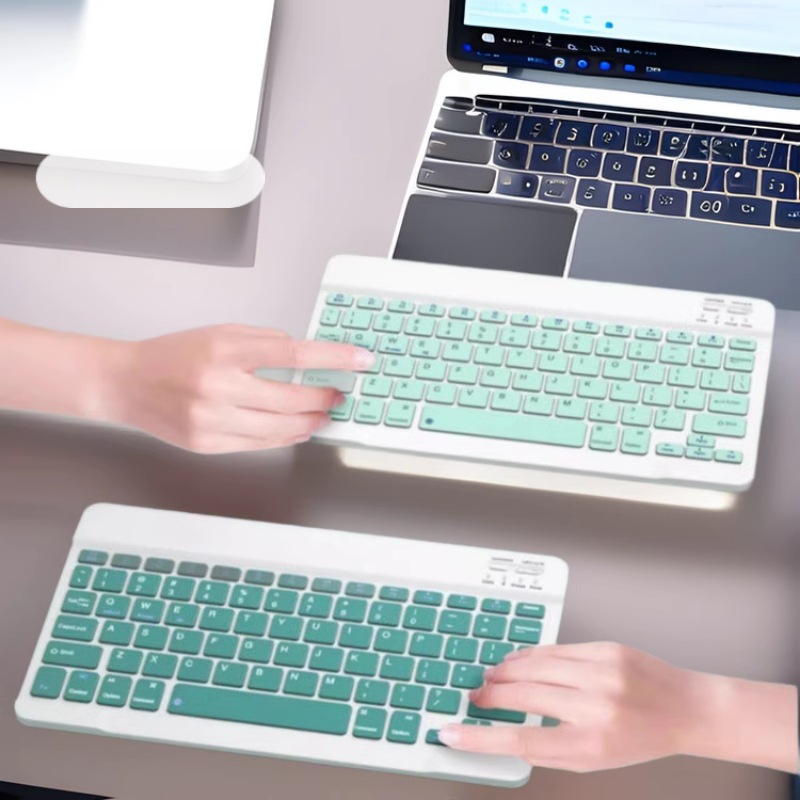 Wireless Bluetooth Keyboard Mini Computer Mobile Phone Tablet Notebook Keyboard Mouse Set Rechargeable Ultra Thin