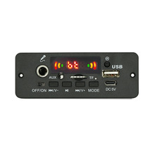 工艺品蓝牙功放板2*5W 带数码显示 蓝牙模块功能音频mp3解码器