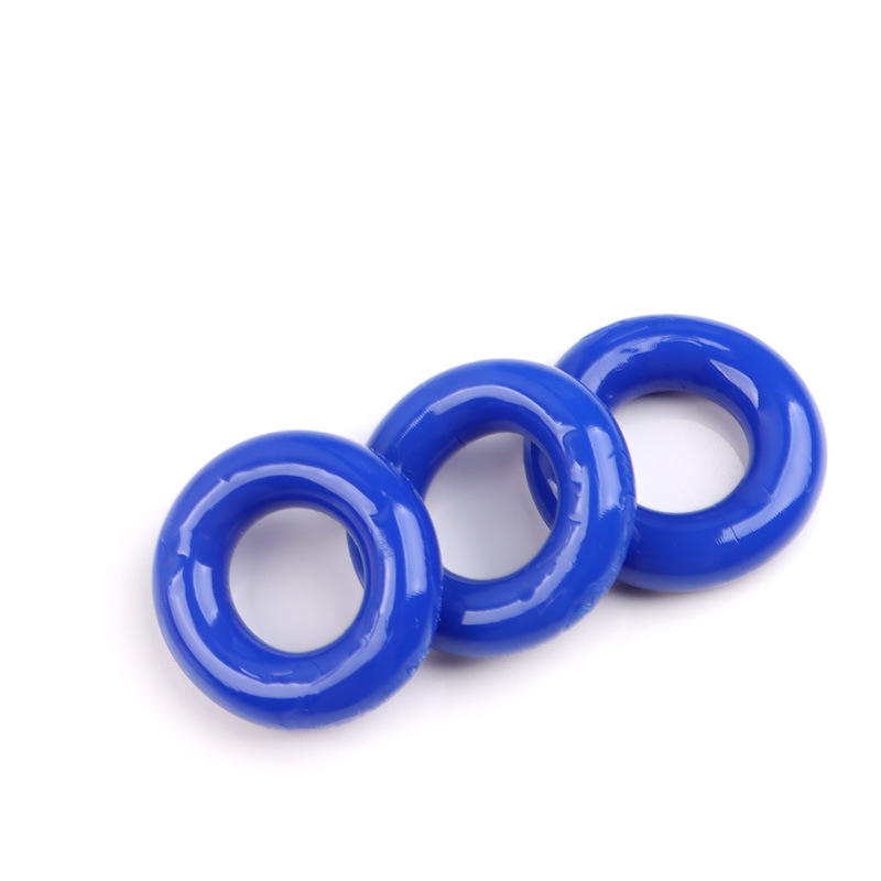 Men’s Locking Delay Ring with Wolf-Tooth Texture, TPE Glans Cover, Slip-on Adult Toy — detail image 5