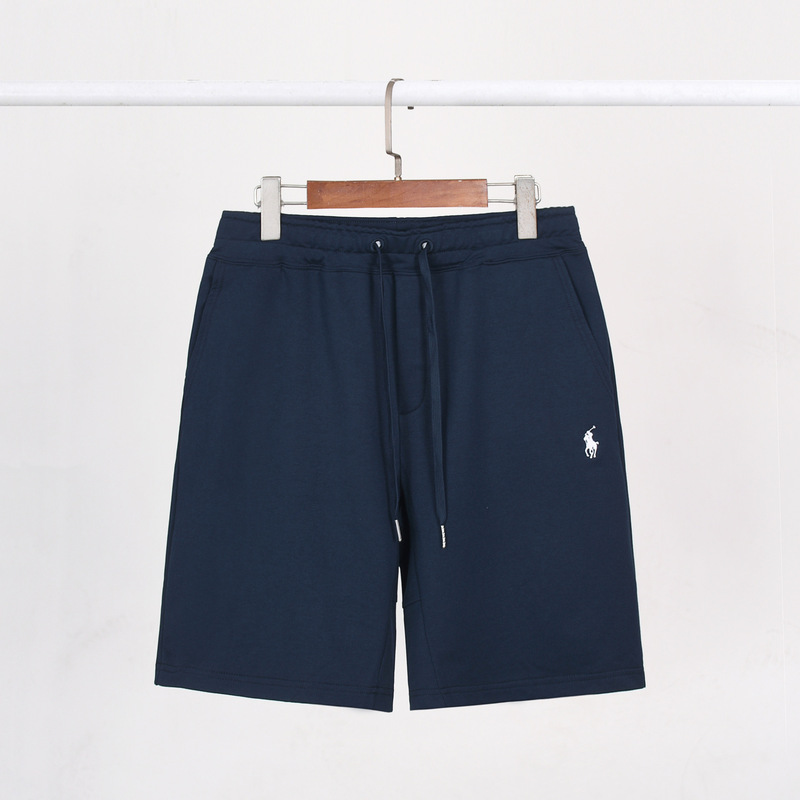 Cross-Border Summer Men's Ralph Lauren Polo Solid Color Drawstring Casual Shorts Sports Shorts with Pony Embroidery
