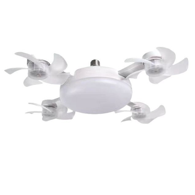 Lámpara de ventilador de UAV nueva habitación comedor inteligente ventilador de luz silenciosa transfronteriza ventilador de techo de control remoto luz de protección de ojos ahorro de energía image 5
