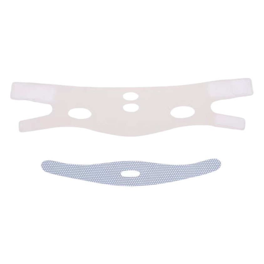 Cara de plástico de una sola pieza vendaje V cara elevación y ajuste de la cara patrón francés caída cara talla máscara de cara completa elevación artefacto