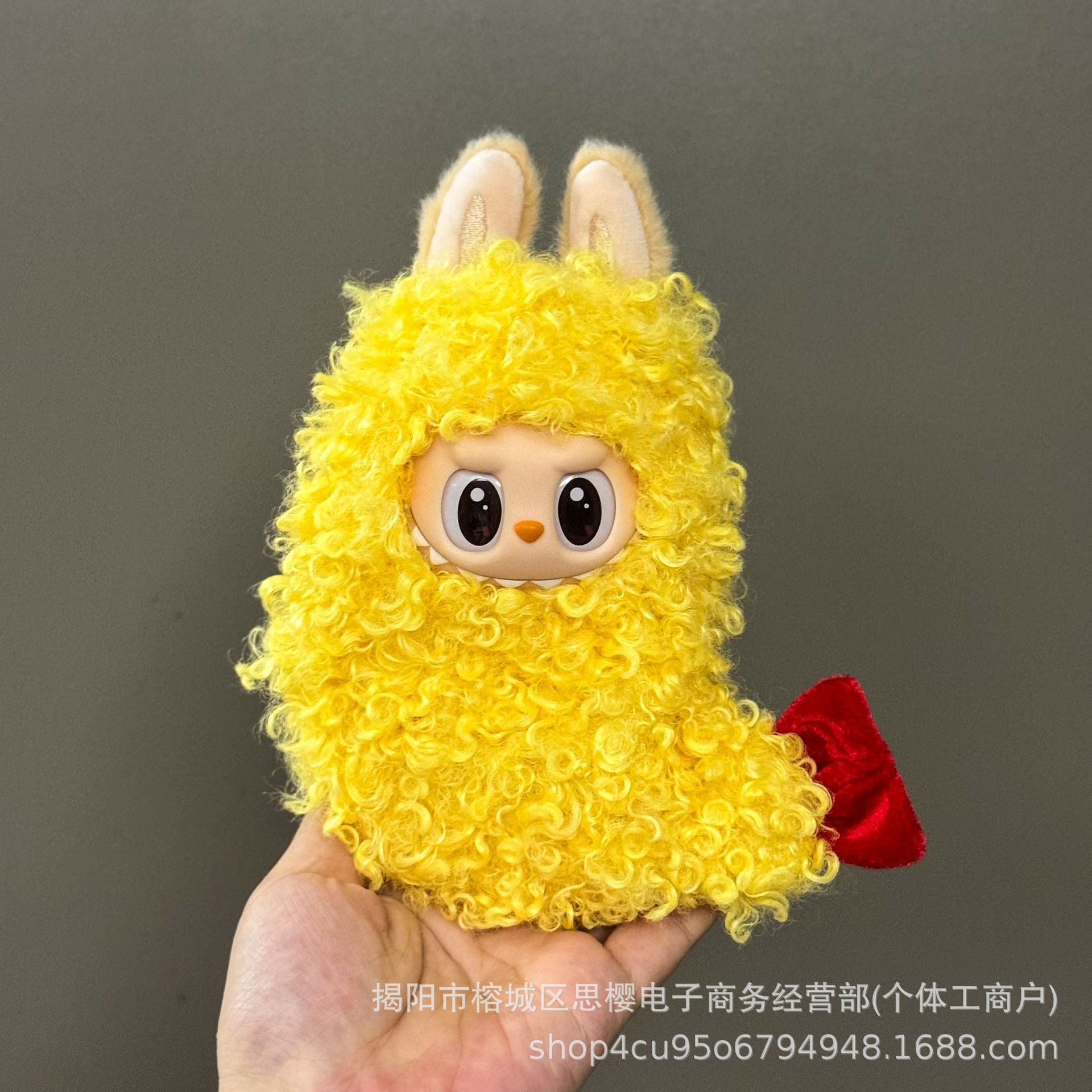 Solo la ropa es adecuada para la ropa de bebé Rabubu de 123 generaciones Labubu ropa colgante de 17cm muñeca traje de felpa falda