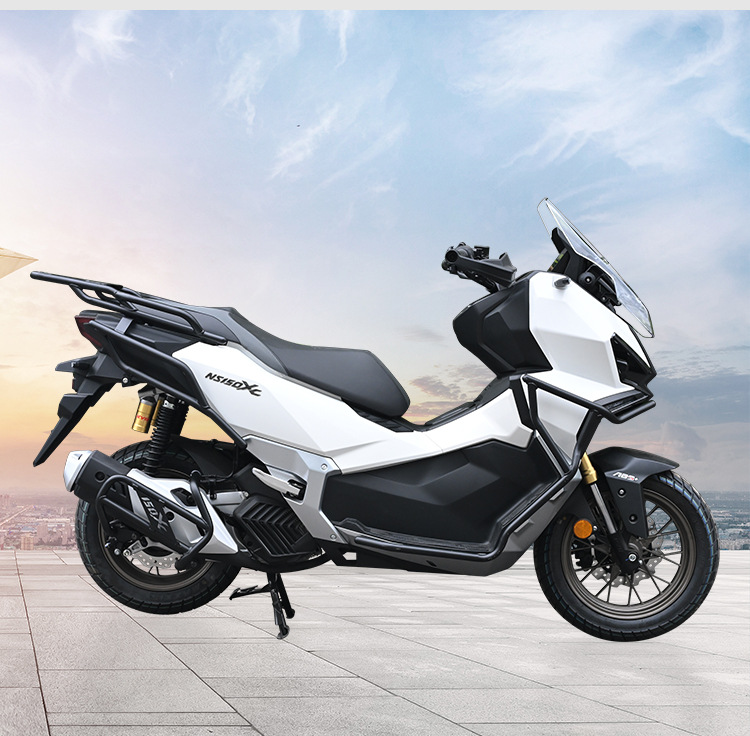 Suitable for the modification of the front and rear exhaust pipe bumpers, rear rack, and windshield of the Sundiro Honda NS150XC